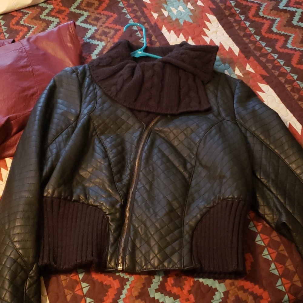Leather jacket